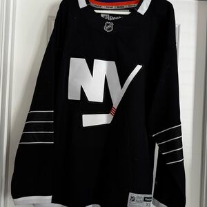 Reebok Black and White NY Hockey Jersey